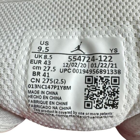 Nike Air Jordan 1 Mid Gym Red Mens Size 9.5 Sneaker Shoe - Picture 7 of 7